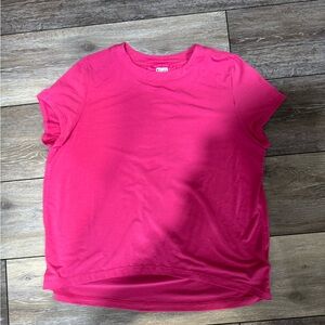 Athleta Vibrant Pink Short Sleeve Tee